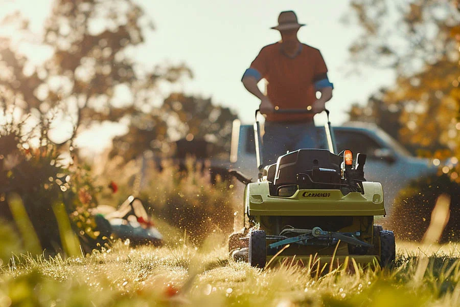 eco electric lawn mower